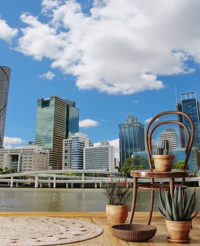 brisbane buildings against blue sky wallpaper brisbane buildings against blue sky wallpaper