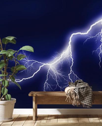 Décoration murale éclaircissante bleue Décoration murale éclaircissante bleue