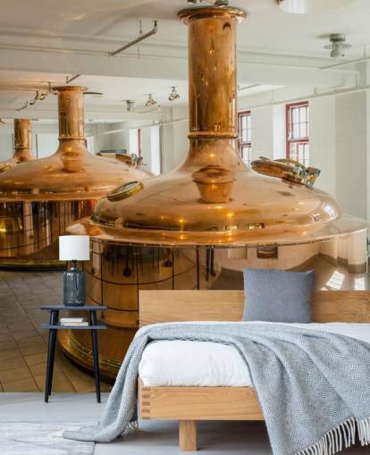 Kupferbehälter bei Brewery Wallpaper Kupferbehälter bei Brewery Wallpaper