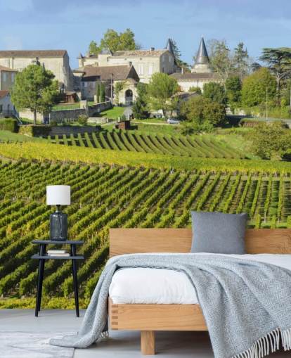 French Vineyard Wall Mural French Vineyard Wall Mural