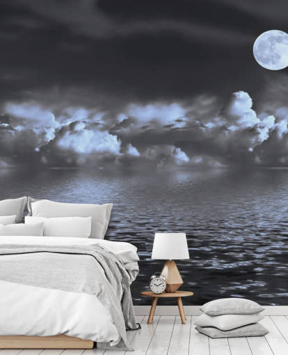 Fondo de pantalla de Vista de la Luna junto Fondo de pantalla de Vista de la Luna junto