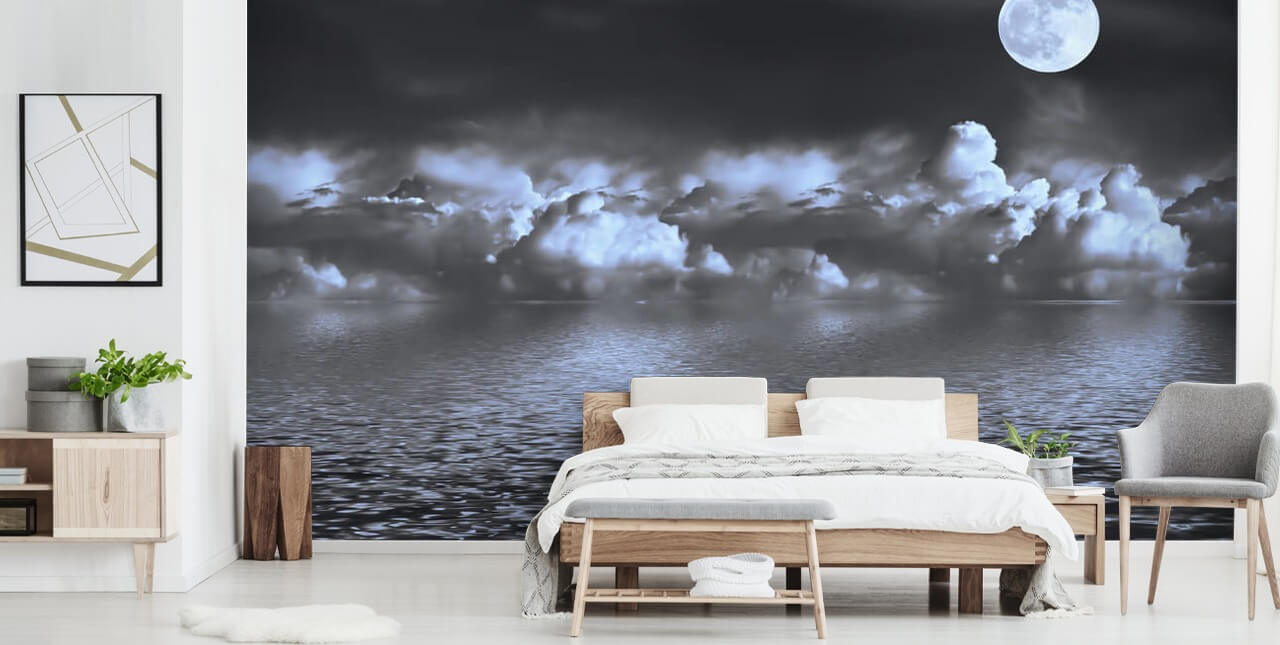 Mondblick am Meer Wallpaper Mondblick am Meer Wallpaper