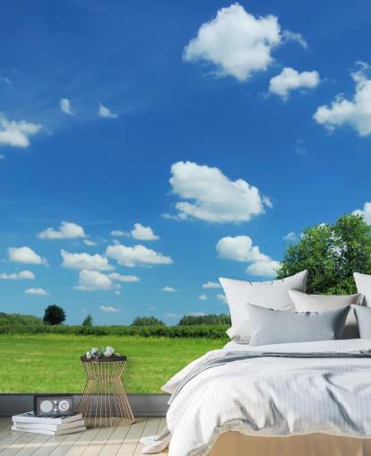Blue Sky and White Clouds Sky Wallpaper Blue Sky and White Clouds Sky Wallpaper