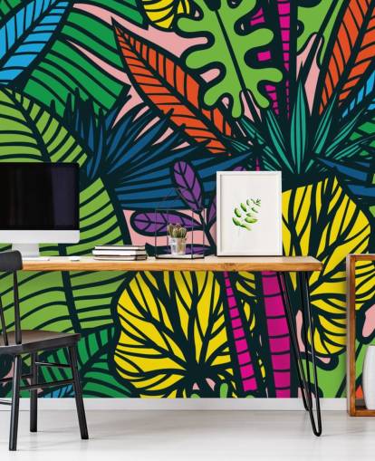 brightly coloured leaves wallpaper brightly coloured leaves wallpaper