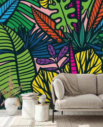 brightly coloured leaves wallpaper brightly coloured leaves wallpaper