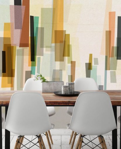 bright retro custom wallpaper mural called Blurred by Nicola Evans for bedrooms, living rooms and dining rooms bright retro custom wallpaper mural called Blurred by Nicola Evans for bedrooms, living rooms and dining rooms