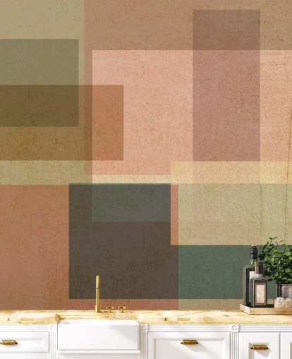 rosa und braune abstrakte Kunsttapete rosa und braune abstrakte Kunsttapete