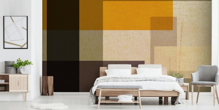 peinture murale Yellow Light