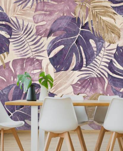 peinture murale feuilles tropicales peinture murale feuilles tropicales