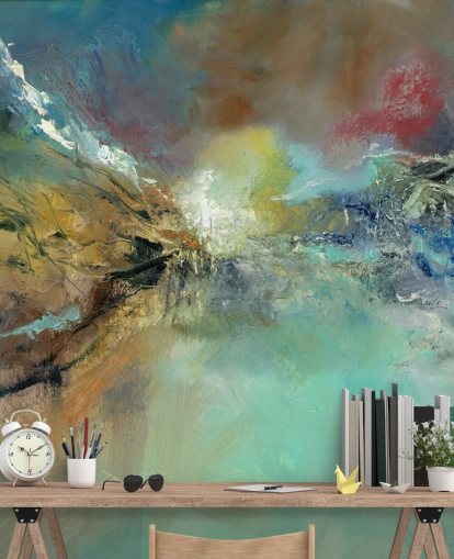 Kevään seinämaalauksen henki Kevään seinämaalauksen henki