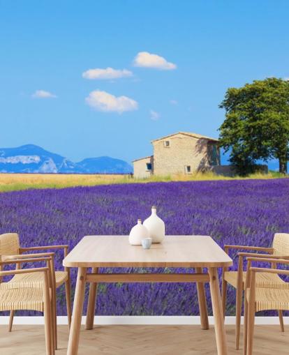 Lavender Fields behang Lavender Fields behang