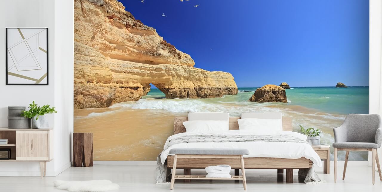 Rocky Algarve strand behang