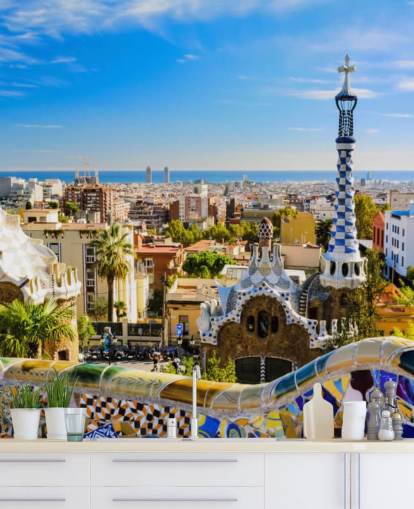 Park Guell, Barcelona wall mural Park Guell, Barcelona wall mural