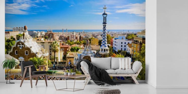 Park Guell, Barcelona wall mural