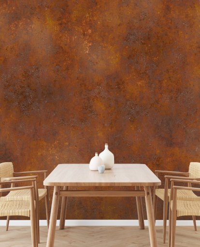 orange copper customisable metal wallpaper called Rust Effect for kitchens orange copper customisable metal wallpaper called Rust Effect for kitchens