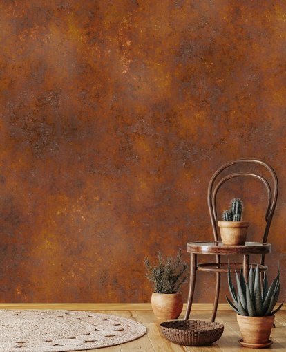 orange kobber tilpasselig metal tapet kaldet Rust Effect til køkkener orange kobber tilpasselig metal tapet kaldet Rust Effect til køkkener