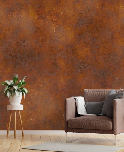 orange copper customizable metal wallpaper called Rust Effect for kitchens orange copper customizable metal wallpaper called Rust Effect for kitchens
