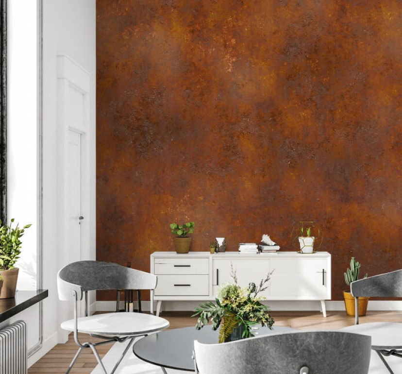 Metal & Rust Effect Wallpaper | Wallsauce UK