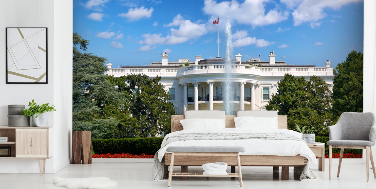 the white house with fountain outside wallpaper the white house with fountain outside wallpaper