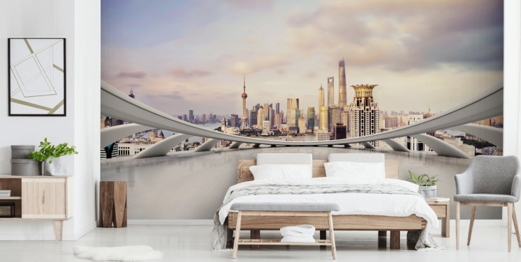 Stadsbild Cityscape Wallpaper 