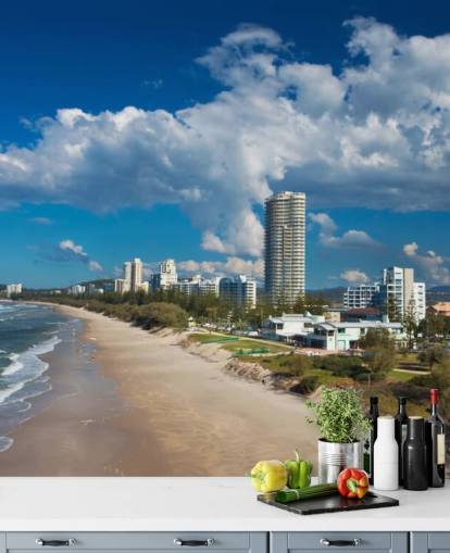 Burleigh heads beach, Gold Coast, Australia wallpaper Burleigh heads beach, Gold Coast, Australia wallpaper