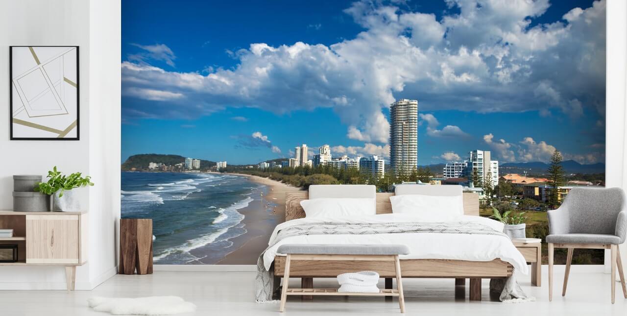 Papel de parede para celular gratis Burleigh heads beach, Gold Coast, Australia