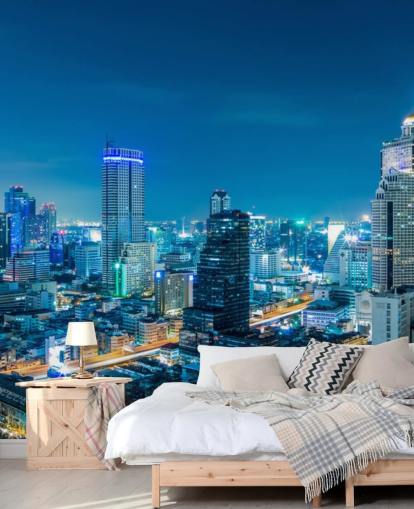 blue view of bangkok wallpaper blue view of bangkok wallpaper