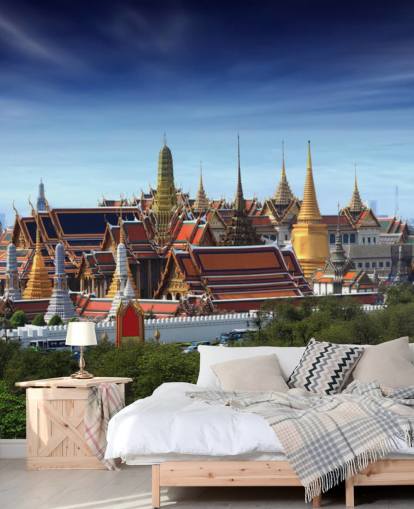 utsikt over bangkok palass tapet utsikt over bangkok palass tapet