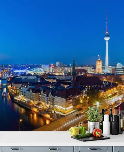 Berlino di notte Berlin at Night Wallpaper Berlino di notte Berlin at Night Wallpaper