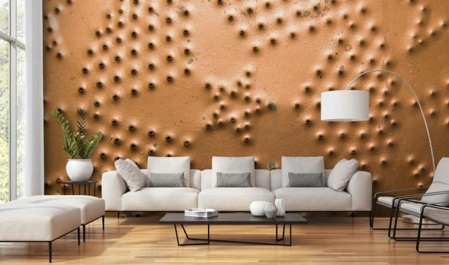 Punched Tin Wallpaper