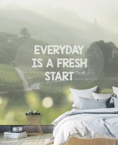 Everyday er en Fresh Start Mural Everyday er en Fresh Start Mural