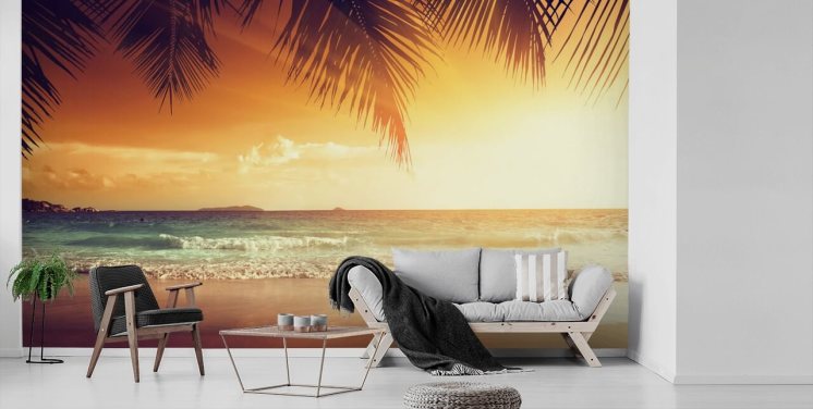 Tropical Beach Wallpaper & Wall Murals | Wallsauce US