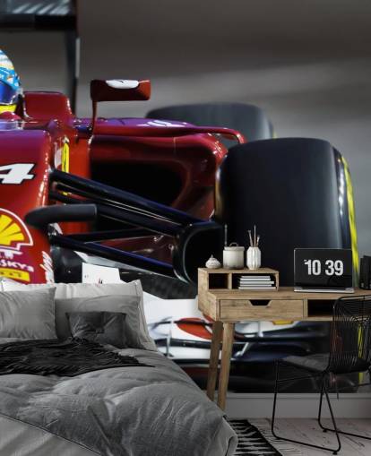 Voiture de course rouge Voiture de course rouge