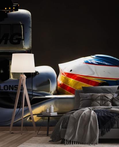 F1 Förarsidan profil i Bil Bakgrund F1 Förarsidan profil i Bil Bakgrund