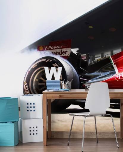 punainen muokattava formula 1 -taustakuvamaalaus nimeltä Ferrari F1 makuuhuoneisiin ja kotitoimistoihin punainen muokattava formula 1 -taustakuvamaalaus nimeltä Ferrari F1 makuuhuoneisiin ja kotitoimistoihin