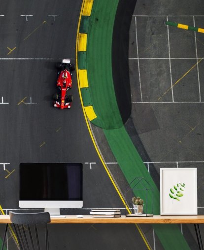 Flygbild av F1 Bakgrund Flygbild av F1 Bakgrund