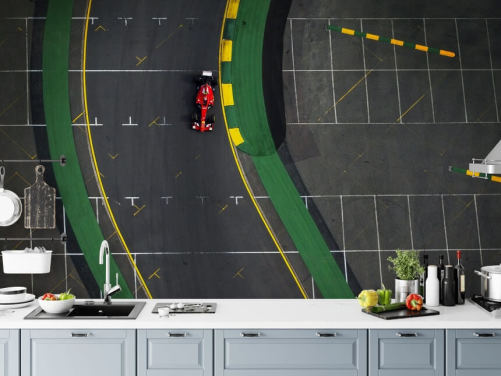 Luchtfoto van F1 Wallpaper
