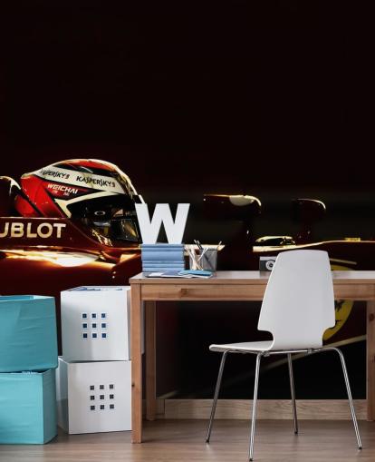 Vista laterale della carta da parati Ferrari Vista laterale della carta da parati Ferrari