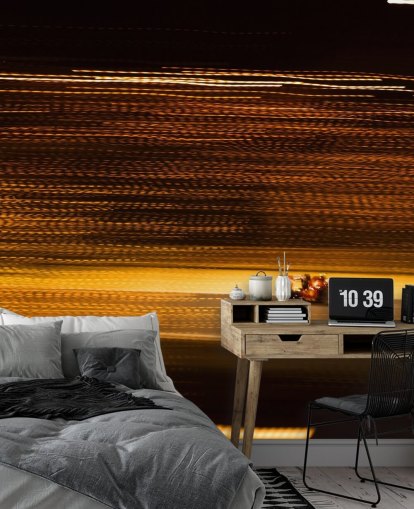 F1-Spur bei Sonnenuntergang Fototapete F1-Spur bei Sonnenuntergang Fototapete