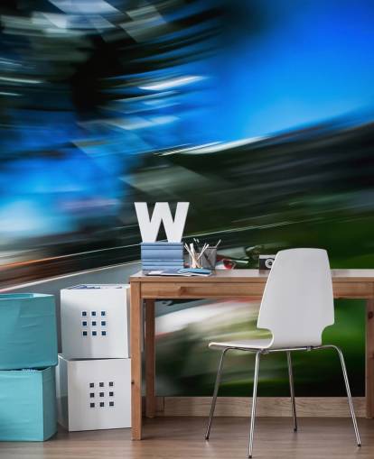 Fond d'écran flou du circuit de course F1 Fond d'écran flou du circuit de course F1