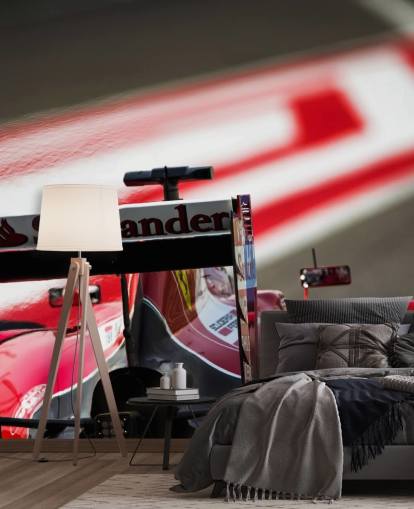 Papel de parede de carro vermelho F1 Papel de parede de carro vermelho F1