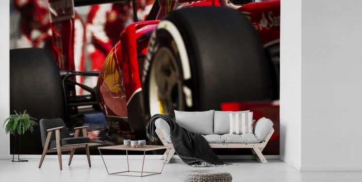 Sebastian Vettel China 15 muurschildering