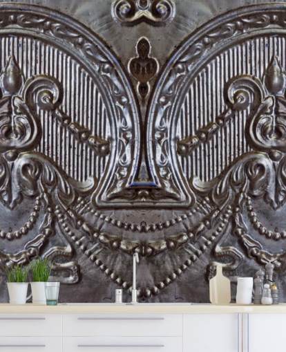 Silver Ceiling Tiles Mural Silver Ceiling Tiles Mural