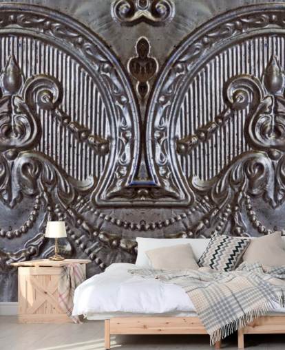 Silver Ceiling Tiles Mural Silver Ceiling Tiles Mural