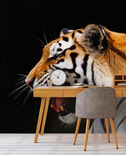 Papier peint Tiger Roaring Papier peint Tiger Roaring