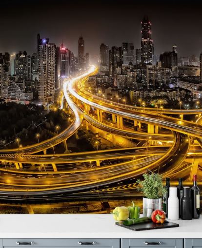 shanghai lyser opp om natten tapet shanghai lyser opp om natten tapet