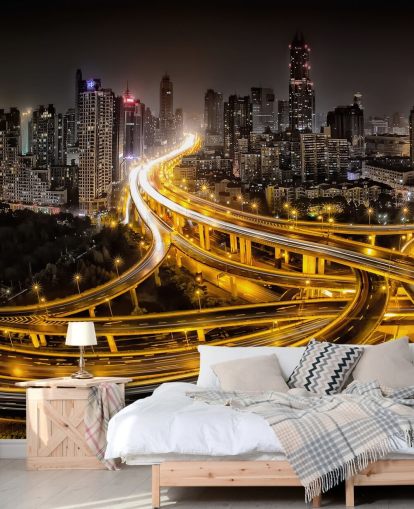 shanghai lit up at night wallpaper shanghai lit up at night wallpaper