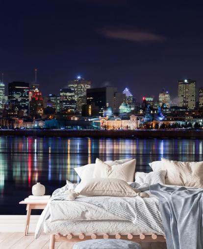 papel de parede montreal city at night papel de parede montreal city at night