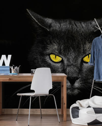 black cat face with yellow eyes wallpaper black cat face with yellow eyes wallpaper