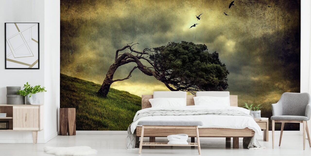 Stormy Tree Baggrund